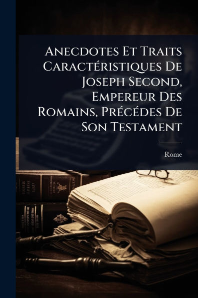 Anecdotes Et Traits Caractï¿½(c)ristiques De Joseph Second, Empereur Des Romains, Prï¿½(c)cï¿½(c)des Son Testament