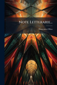 Title: Note Letterarie..., Author: Domenico Oliva
