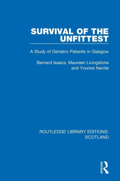 Survival of the Unfittest: A Study Geriatric Patients Glasgow