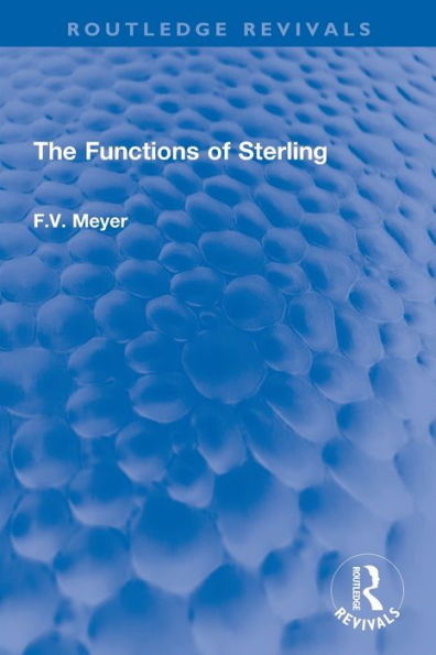 The Functions of Sterling