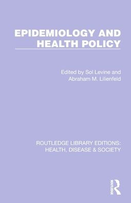 Epidemiology and Health Policy