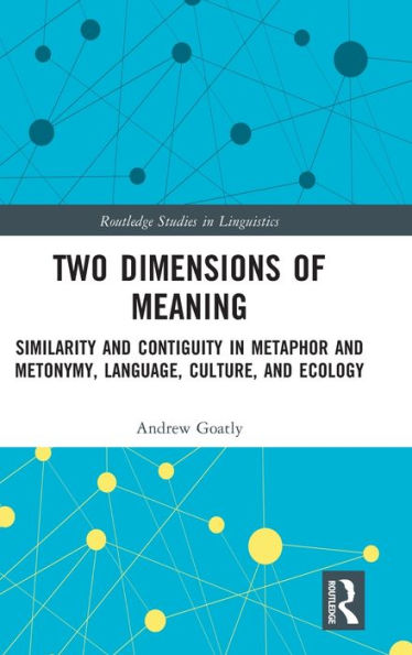 Two Dimensions of Meaning: Similarity and Contiguity Metaphor Metonymy, Language, Culture, Ecology