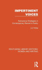 Impertinent Voices: Subversive Strategies in Contemporary Women's Poetry