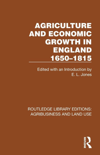Agriculture and Economic Growth England 1650-1815