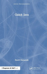 Title: Quick Java, Author: David Matuszek