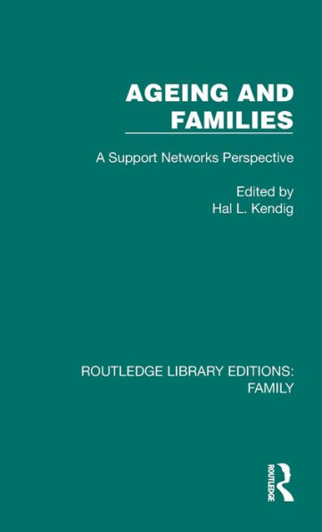 Ageing and Families: A Support Networks Perspective