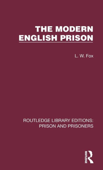 The Modern English Prison