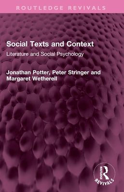 Social Texts and Context: Literature Psychology