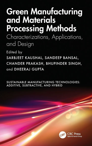 Green Manufacturing and Materials Processing Methods: Characterizations, Applications, Design