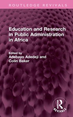 Education and Research Public Administration Africa