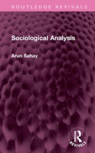 Title: Sociological Analysis, Author: Arun Sahay