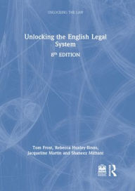 Title: Unlocking the English Legal System, Author: Tom Frost