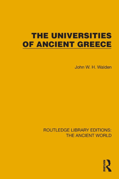 The Universities of Ancient Greece