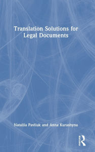 Title: Translation Solutions for Legal Documents, Author: Nataliia Pavliuk