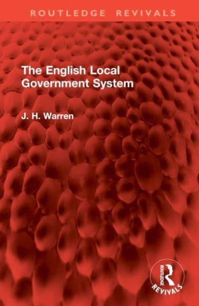 The English Local Government System
