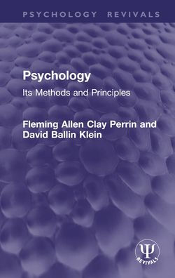 Psychology: Its Methods and Principles