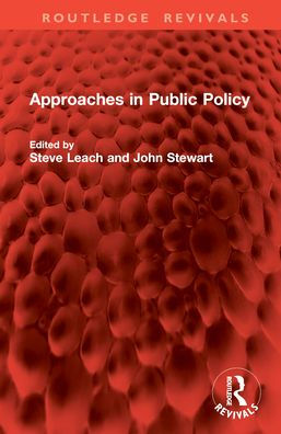 Approaches Public Policy