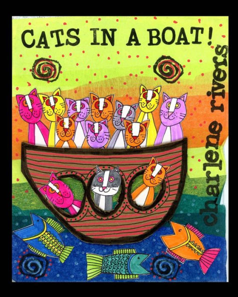 Cats in a Boat: A Family of Cats in a Cardboard Boat