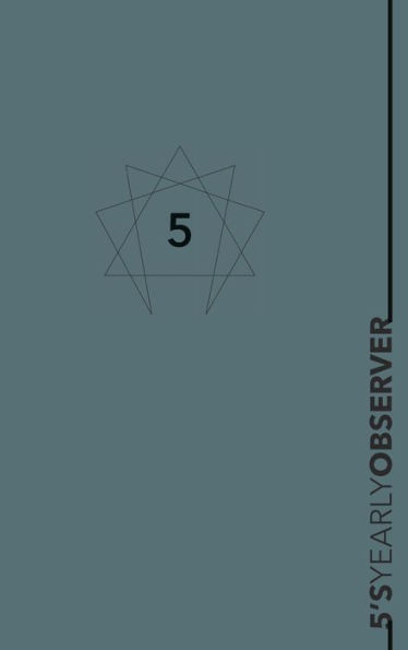 Enneagram 5 YEARLY OBSERVER Planner: Yearly planner for an enneagram type Five