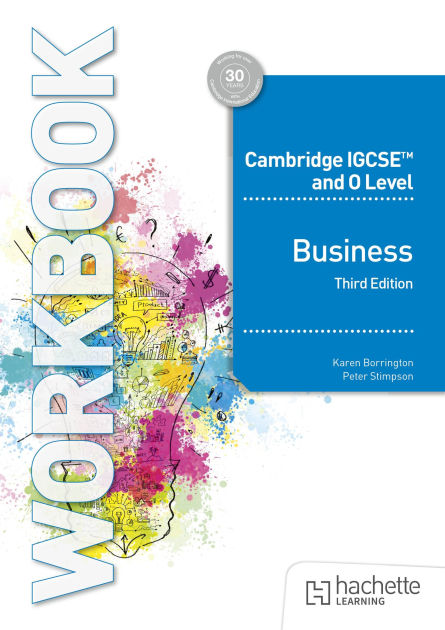 Cambridge IGCSE and O Level Business Workbook Third Edition by Karen ...