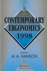 Title: Contemporary Ergonomics 1998, Author: Margaret Hanson