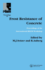 Title: Frost Resistance of Concrete, Author: R Auberg