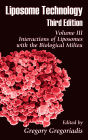 Liposome Technology: Interactions of Liposomes with the Biological Milieu