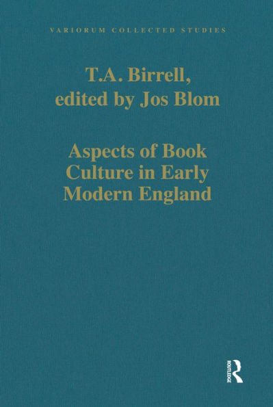 Aspects of Book Culture in Early Modern England