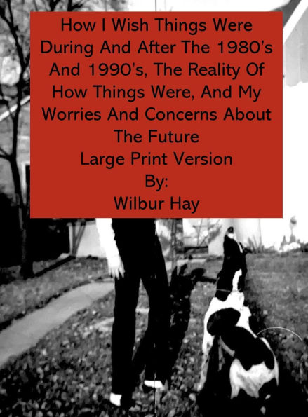 HOW I WISH THINGS HAD BEEN IN THE 1980S AND 1990S, AND THE REALITY OF HOW THINGS WERE IN THE LATE 1990S AND BEYOND: Large Print Version