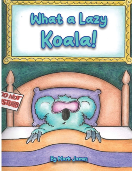 What a lazy koala!