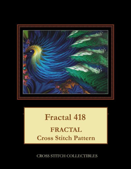 Fractal 418: Cross Stitch Pattern