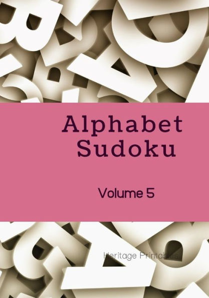Alphabet Sudoku Volume 5