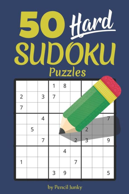 50 Hard Sudoku Puzzles: Fun travel size Sudoku puzzles to take with you ...