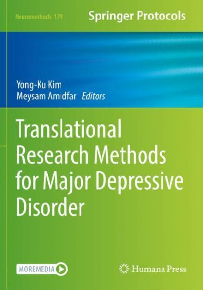 Translational Research Methods for Major Depressive Disorder