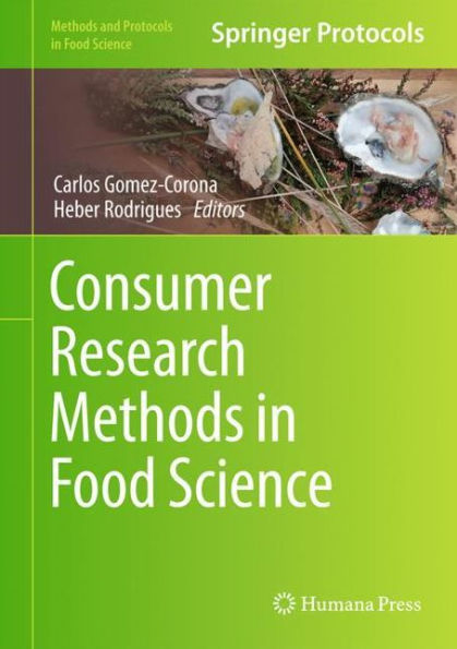 Consumer Research Methods Food Science