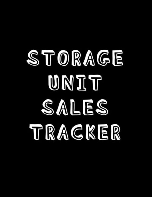 Storage Unit Sales Tracker: Online sales and profit tracker log book ...