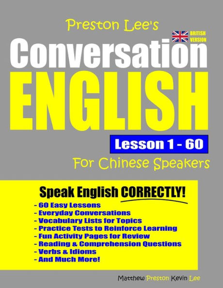 Preston Lee's Conversation English For Chinese Speakers Lesson 1