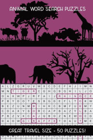 Title: Animal Word Search Puzzles: Great Travel Size, 50 Seek and Find, Word Circle Pencil Puzzles for Kids and Adults, Author: Puzzle Peace