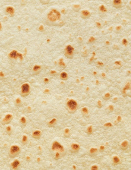 Tortilla Burrito Notebook: 100 Blank Lined College Ruled Pages Novelty Food Burrito Tortilla Shell Notebook