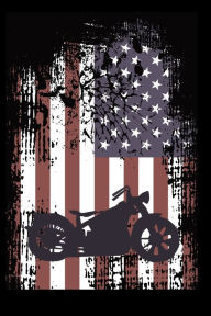 Title: American Flag Motorcycle Travel Journal: Traveler's Diary Destination Road Trip Log, Author: Flower Petal Press