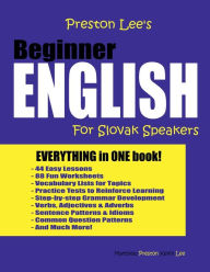 Title: Preston Lee's Beginner English For Slovak Speakers, Author: Kevin Lee