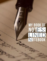 Title: My Book of Notes: Lined Notebook:, Author: Edu Publishers