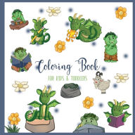 Title: Coloring Book - for Kids & Toddlers: Preschool Coloring Book for Boys, Girls . Great Gift Idea for Children Ages 3-5 . Cute Dragons and funny Trolls, Author: kr Publishing