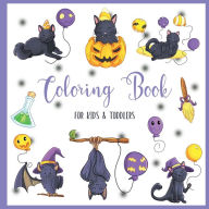 Title: Coloring Book - for Kids & Toddlers: Preschool Coloring Book for Boys, Girls . Great Gift Idea for Children Ages 3-5 . Cute Bats and Cats . Halloween, Author: kr Publishing