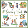 Coloring Book - for Kids & Toddlers: Preschool Coloring Book for Boys, Girls . Great Gift Idea for Children Ages 3-5 . Travel Illustrations