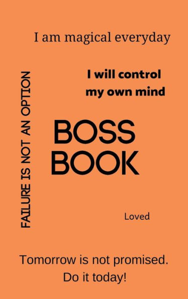 Boss Book Orange