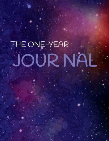 The One-Year Journal: 8.5x11 inch lined journal with writing prompts & notes pages; 365 pages.