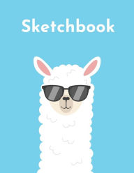 Title: Sketchbook: A Cute Lama Sketchbook Journal: 100 Large 8.5