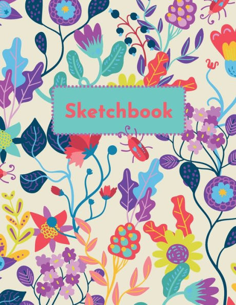 Sketchbook: Blank Drawing Book: Large 8.5