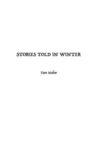 Title: stories told in winter, Author: Tara Medow